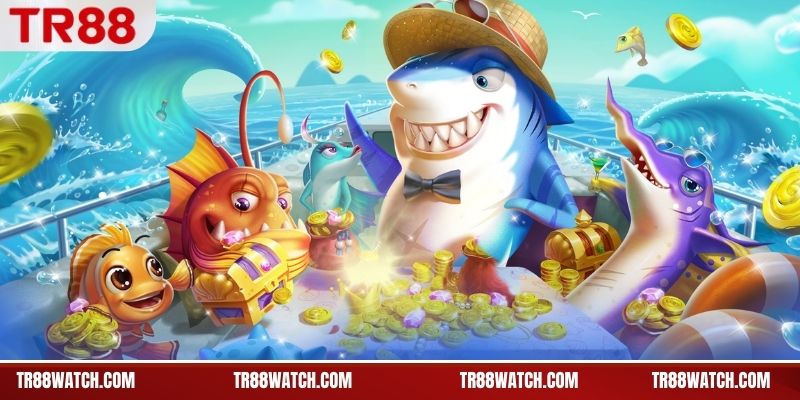  Bản đồ đại dương và bố cục bàn bắn cá trên hệ thống TR88